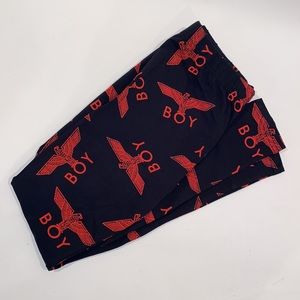 BOY of London red/black heritage leggings